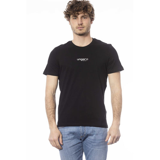 Black Cotton T-Shirt