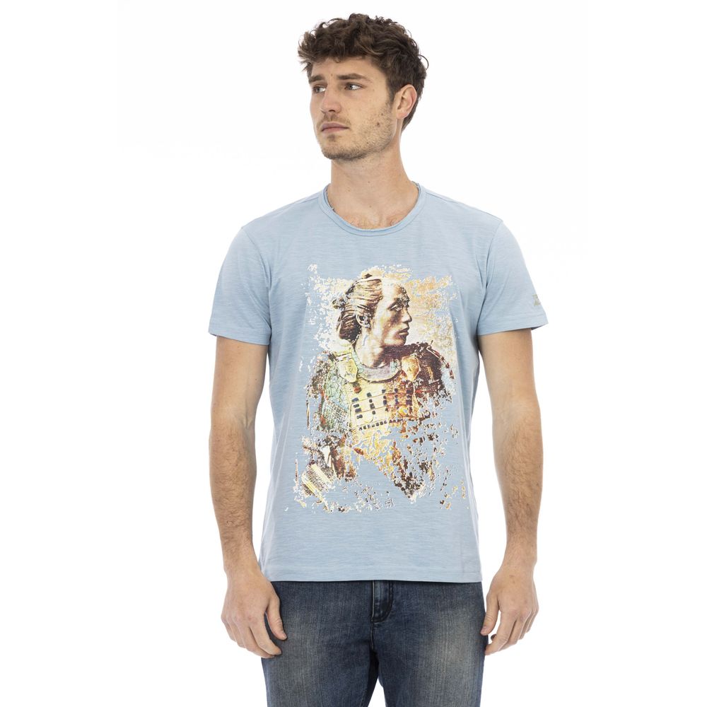 Light Blue Cotton T-Shirt
