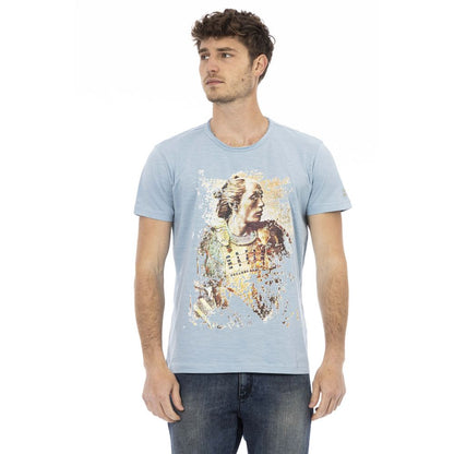 Light Blue Cotton T-Shirt