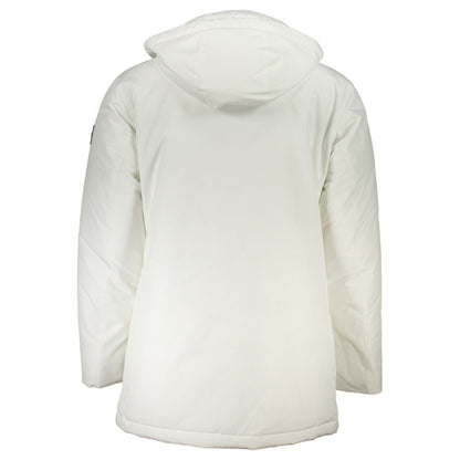 Hugo Boss Men's White Polyamide OSIASS Jacket with Hood