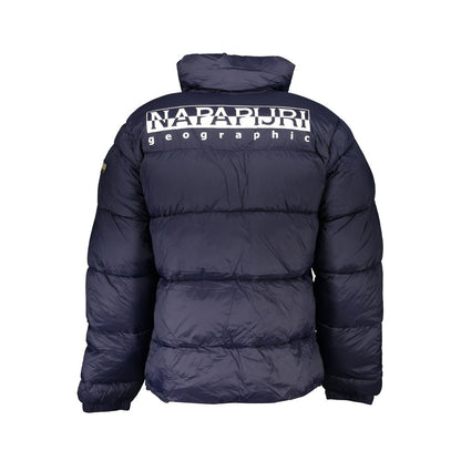 Napapijri Men's Eco-Conscious Blue Jacket with Sleek Design