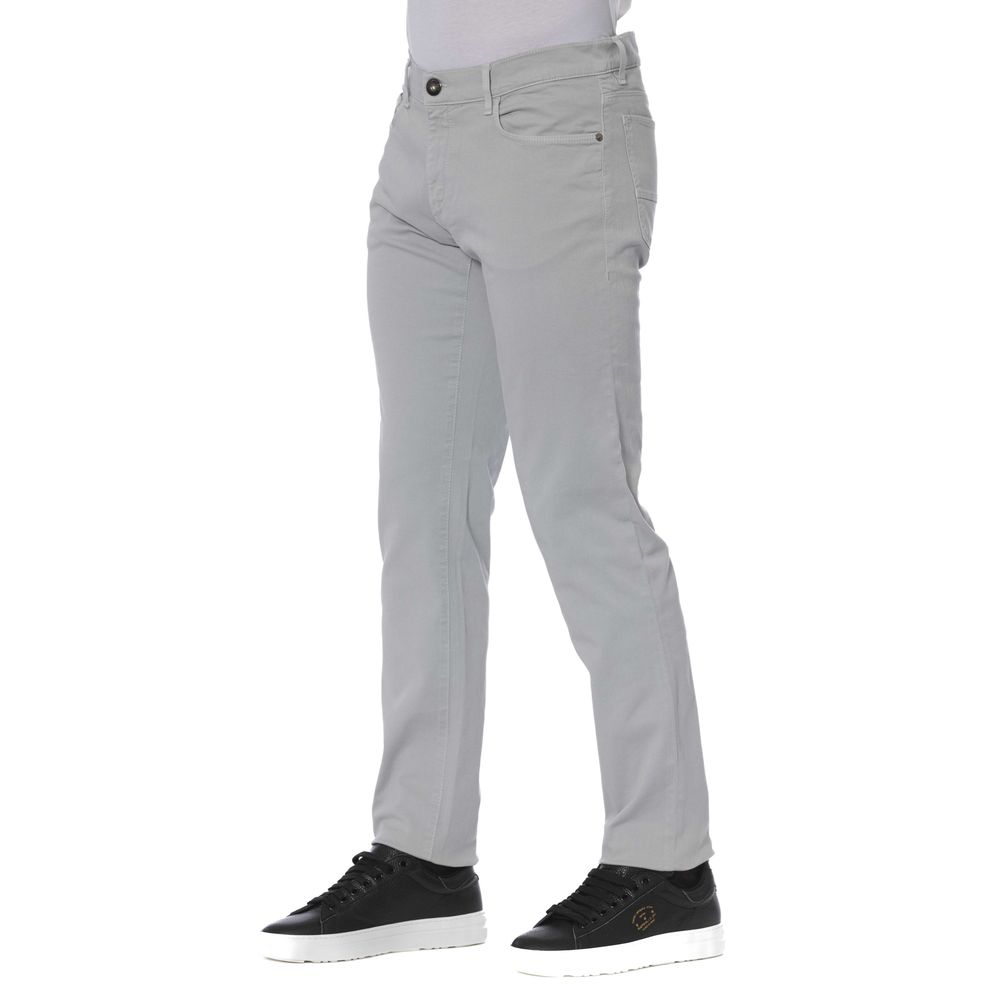 Trussardi Jeans Men's Gray Cotton Jeans