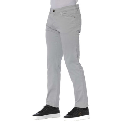 Trussardi Jeans Men's Gray Cotton Jeans