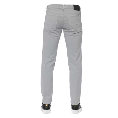 Trussardi Jeans Men's Gray Cotton Jeans