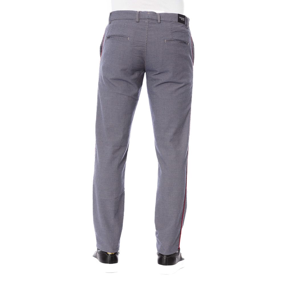 Trussardi Jeans Men's Blue Cotton Trousers