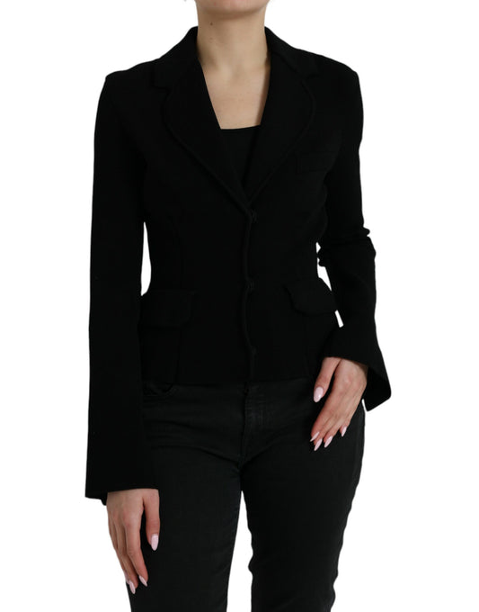 Dolce & Gabbana Women's Elegant Black Designer Blazer