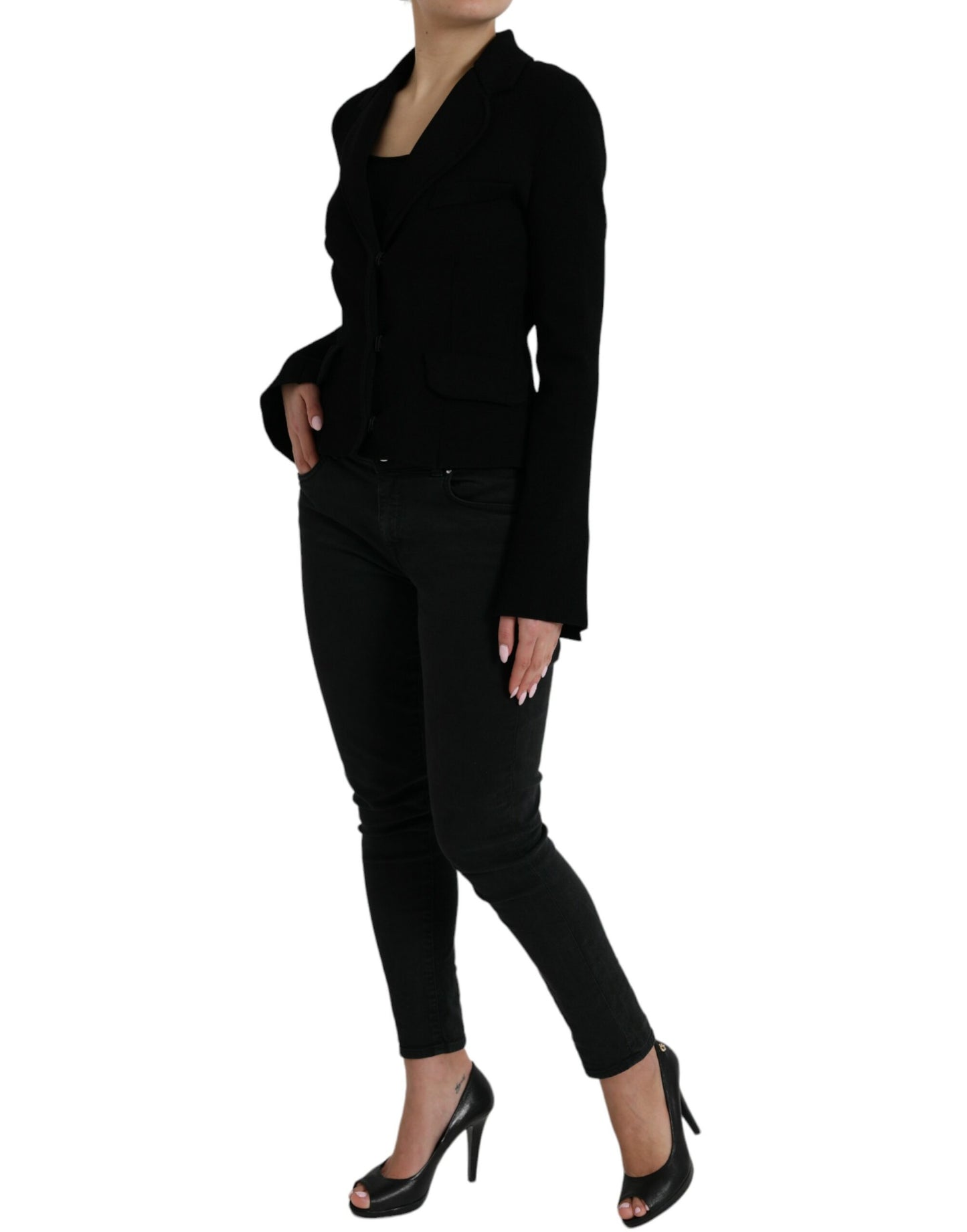 Dolce & Gabbana Women's Elegant Black Designer Blazer
