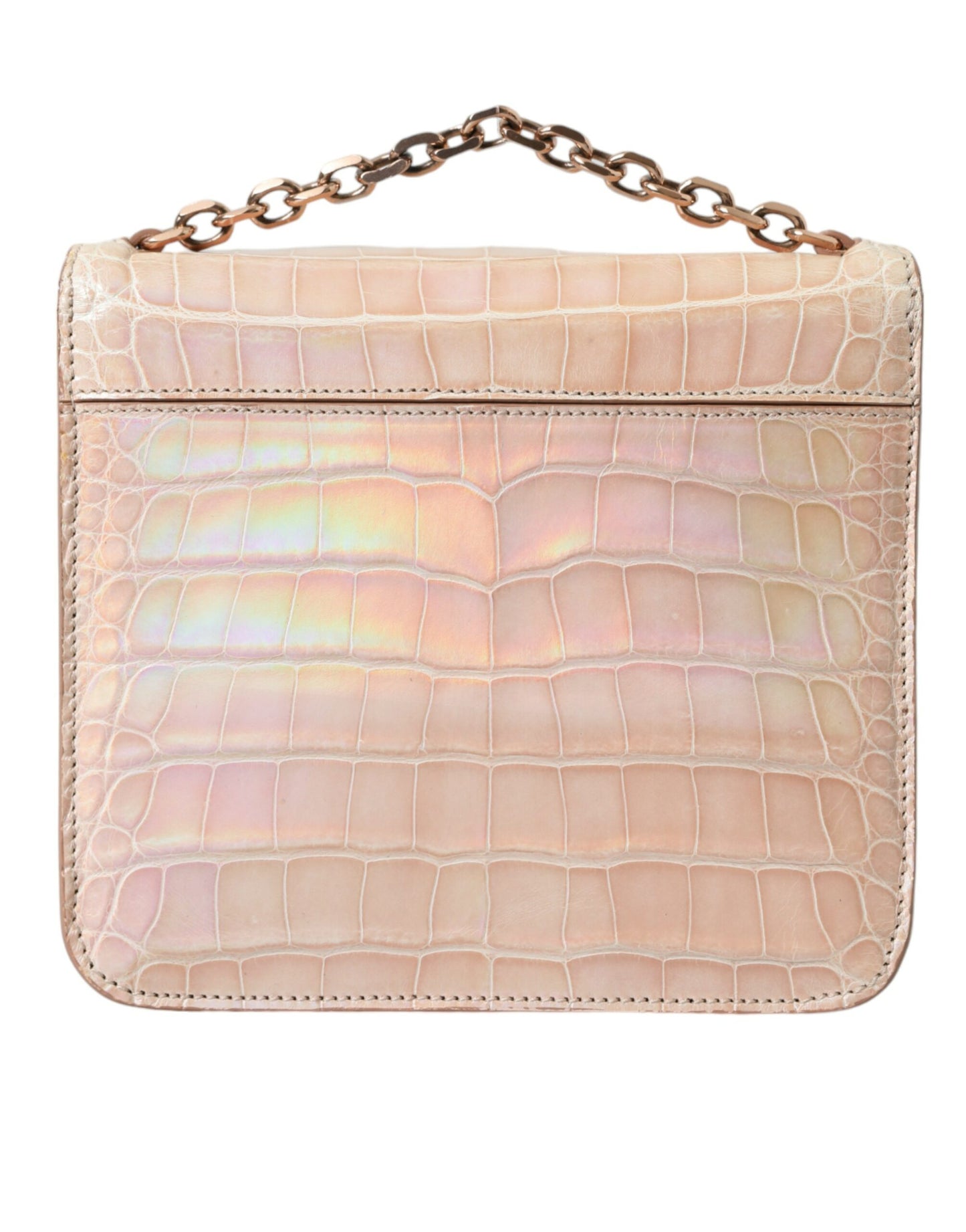 Balenciaga Mini Chain Beige Clutch for Evening Elegance