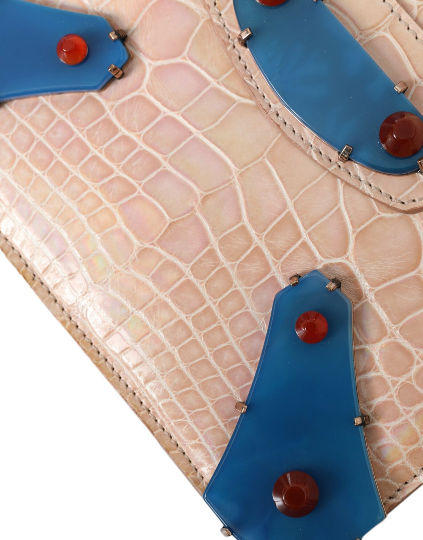 Balenciaga Mini Chain Beige Clutch for Evening Elegance