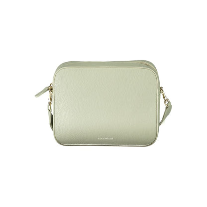 Coccinelle Gleen Green Leather Small Shoulder Handbag