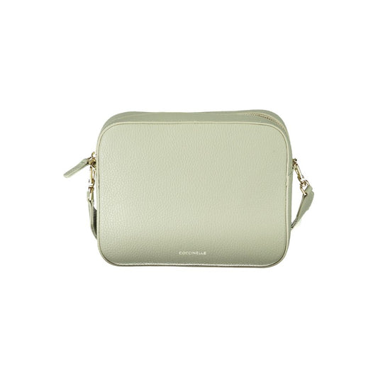 Coccinelle Gleen Green Leather Small Shoulder Handbag