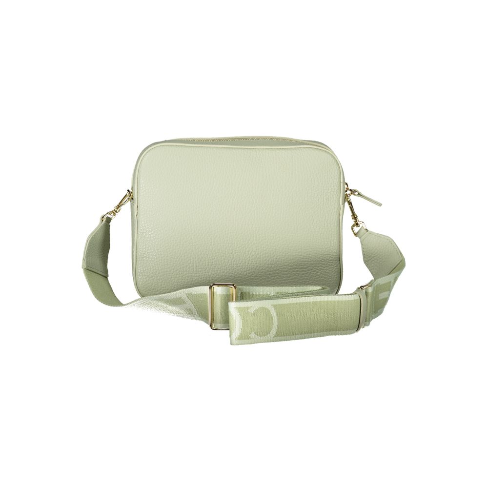 Coccinelle Gleen Green Leather Small Shoulder Handbag