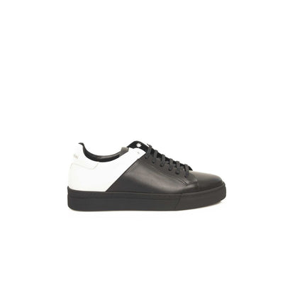 Cerruti 1881 Black And White COW Leather Sneaker