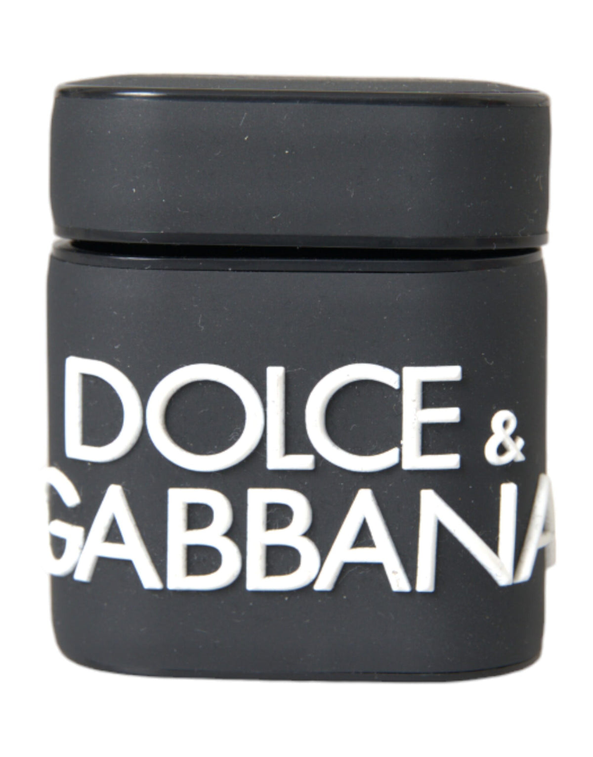 Dolce & Gabbana Polycarbonate PVC Rubber & Silicone Earbuds Carrying Case - Black White
