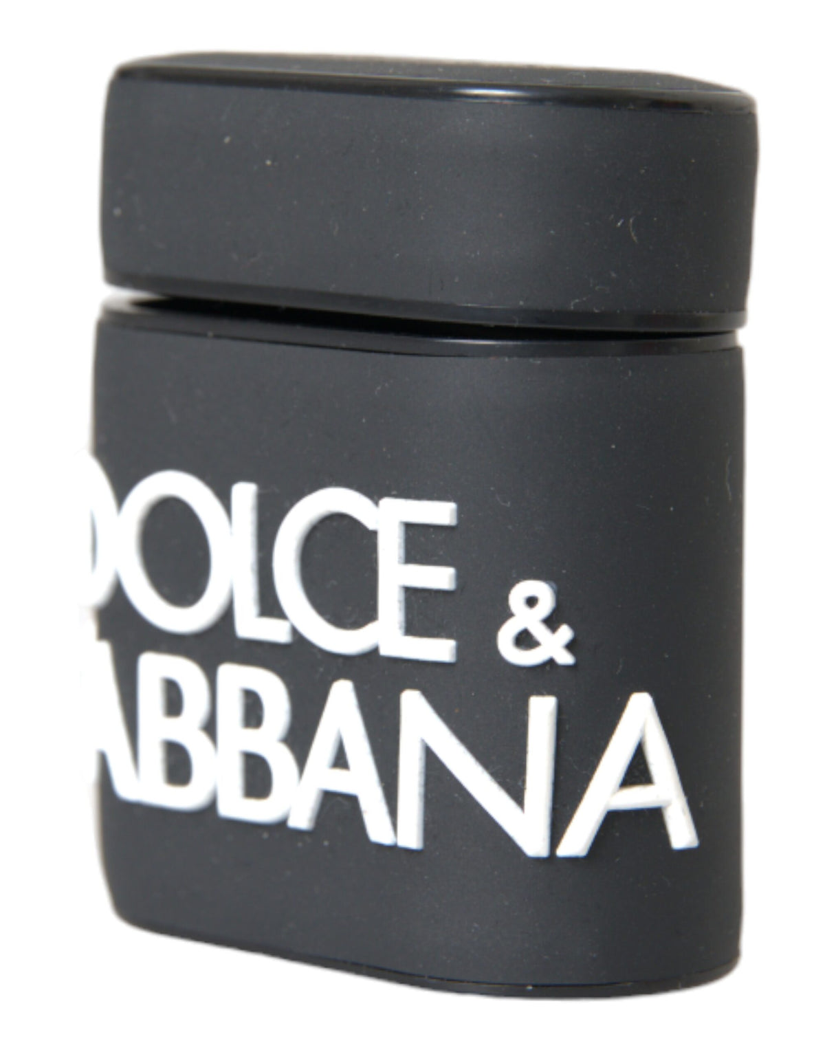 Dolce & Gabbana Polycarbonate PVC Rubber & Silicone Earbuds Carrying Case - Black White