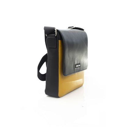 Cerruti 1881 Men's Yellow Leather Messenger Bag