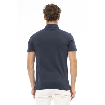 Baldinini Trend Men's Blue Cotton Polo Shirt