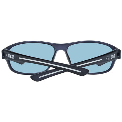 Guess Rectangle Gradient Medium-Tint Plastic Sunglasses - Grey