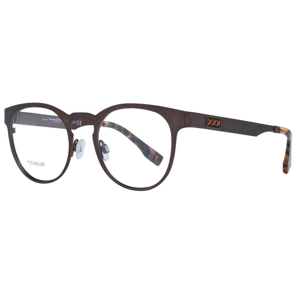 Ermenegildo Zegna Bronze Men Optical Frames