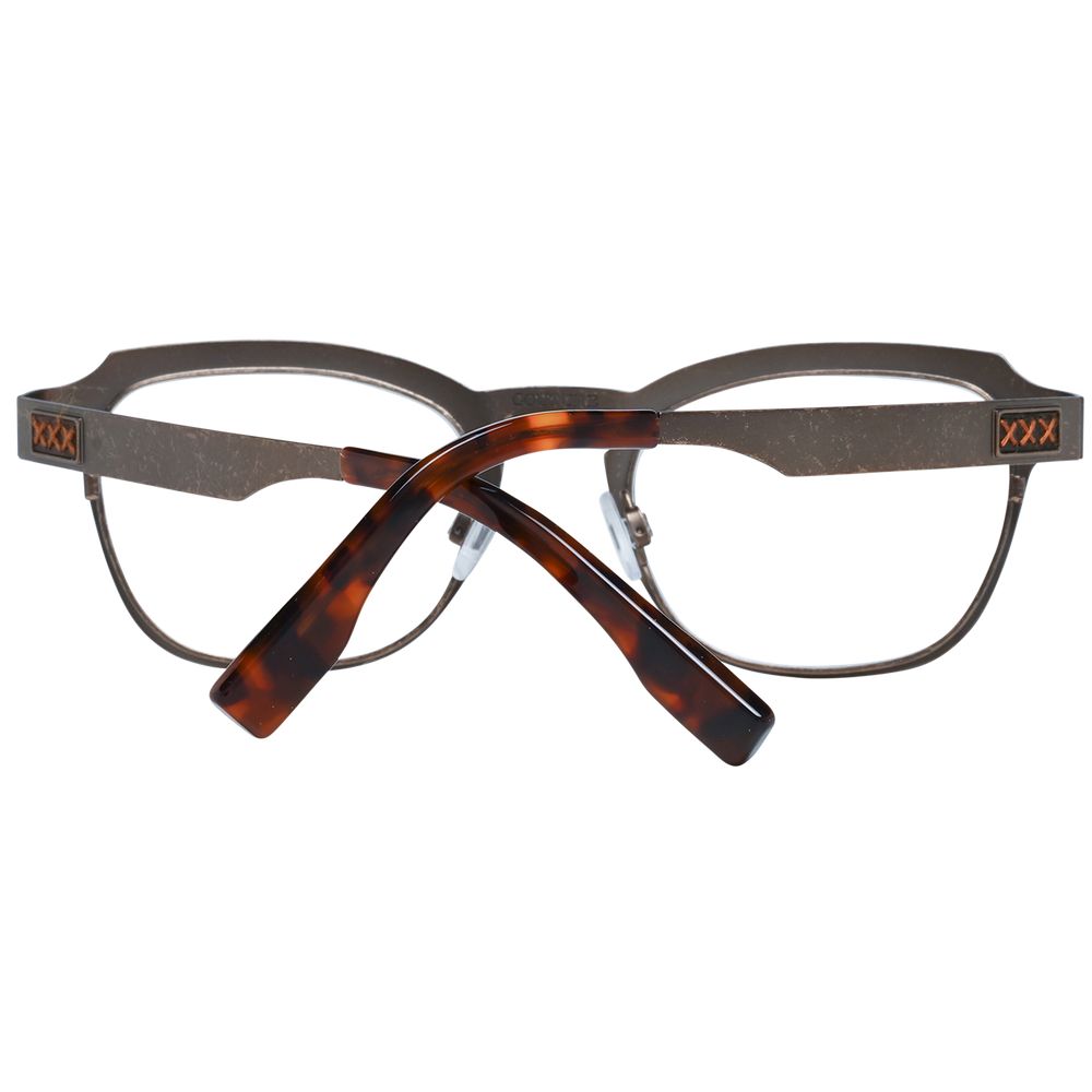 Ermenegildo Zegna Bronze Men Optical Frames