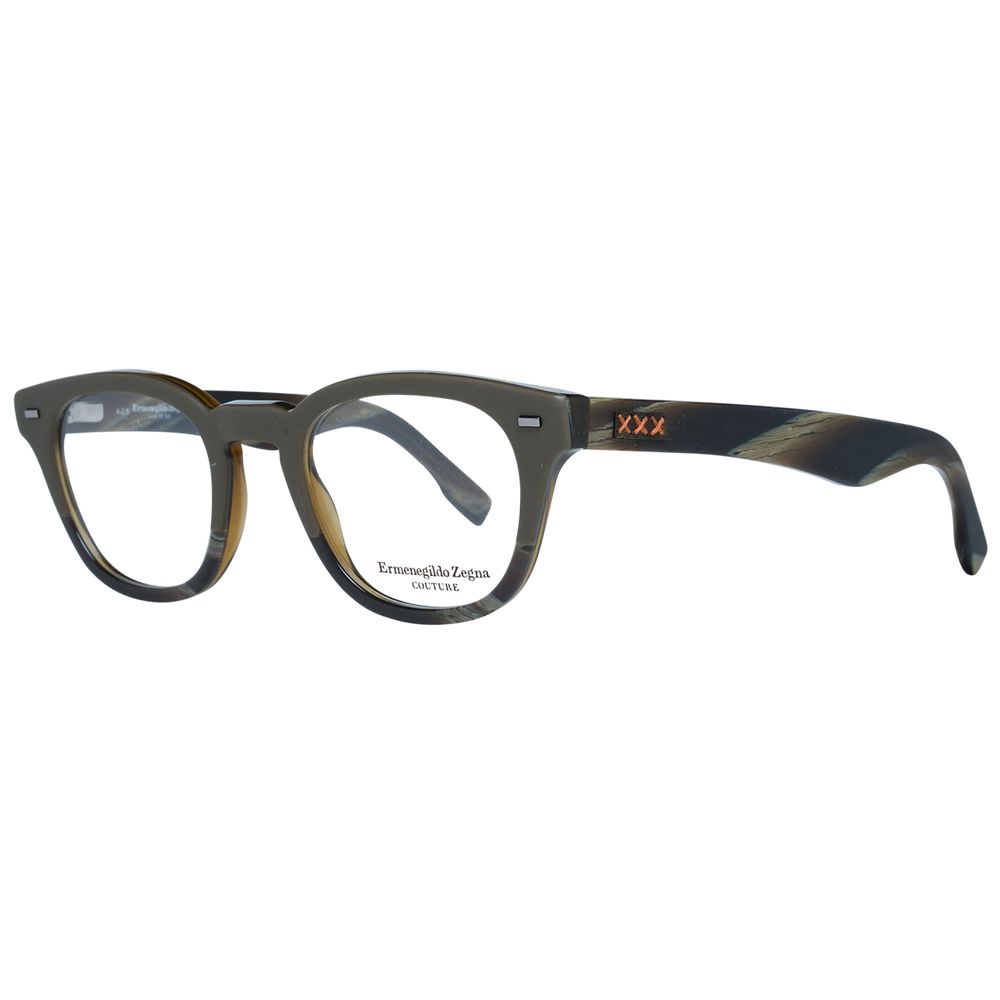 Ermenegildo Zegna Olive Men Optical Frames