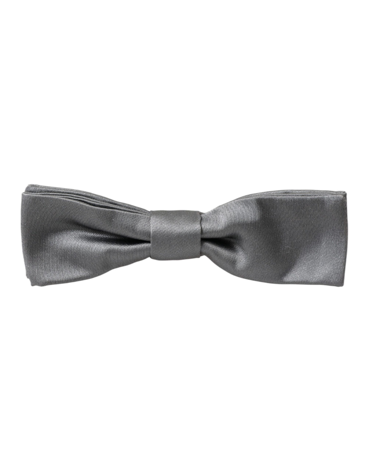 Dolce & Gabbana Metal Satin & Silk Necktie - Gray