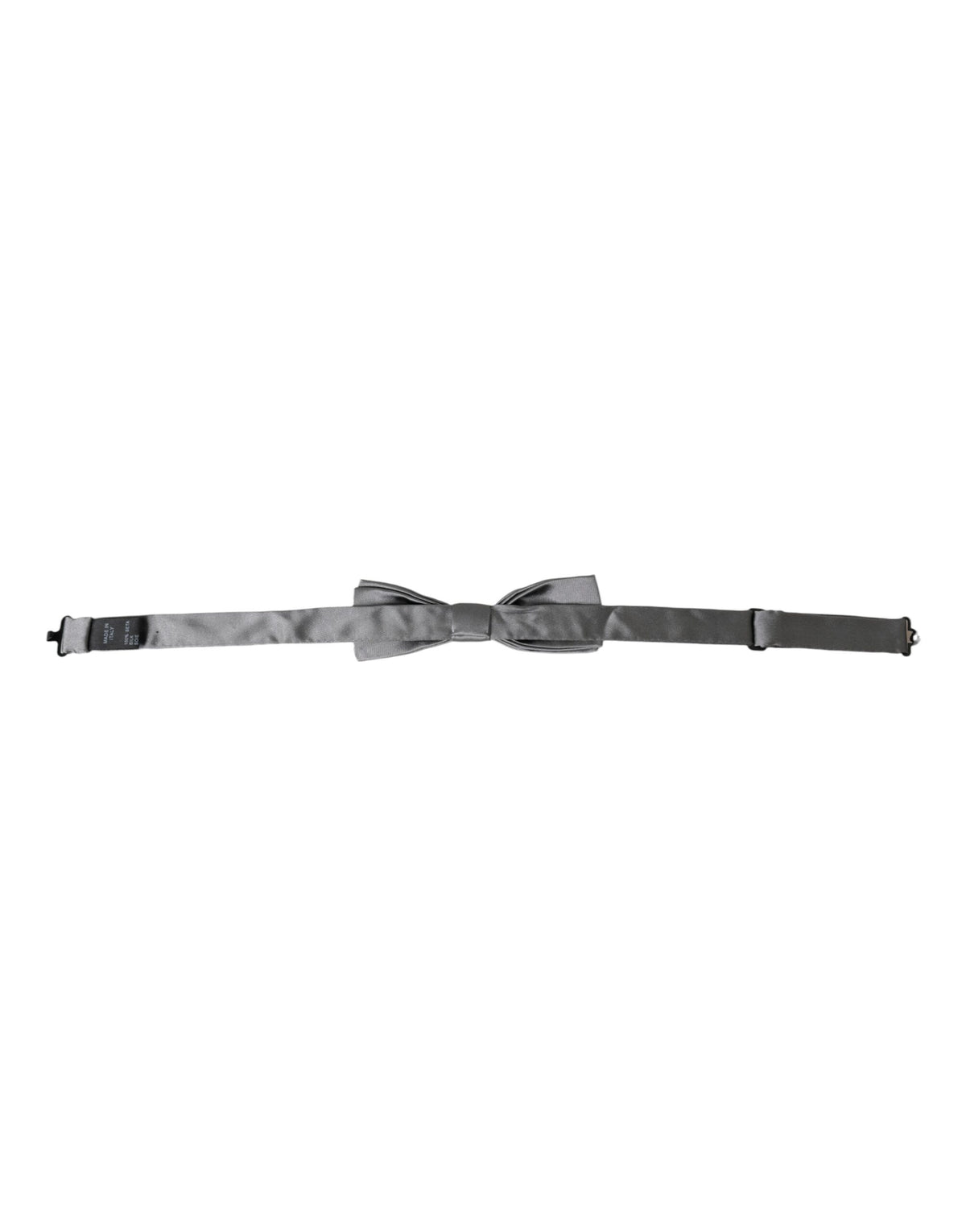 Dolce & Gabbana Metal Satin & Silk Necktie - Gray