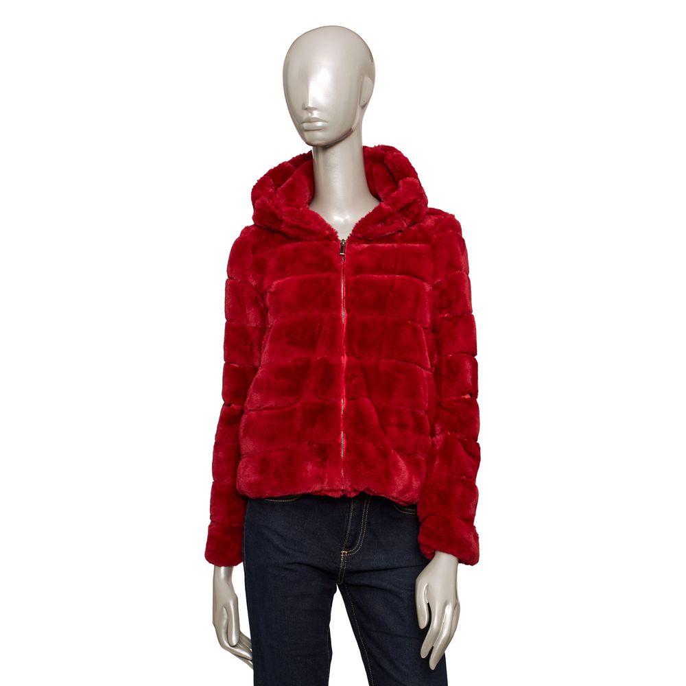 Baldinini Trend Women's Red Polyester Jacket