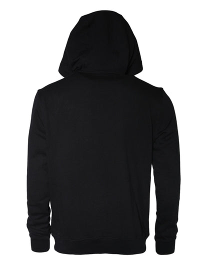 Versace Medusa Men's Cotton Sweatshirt Hoodie - Black Print