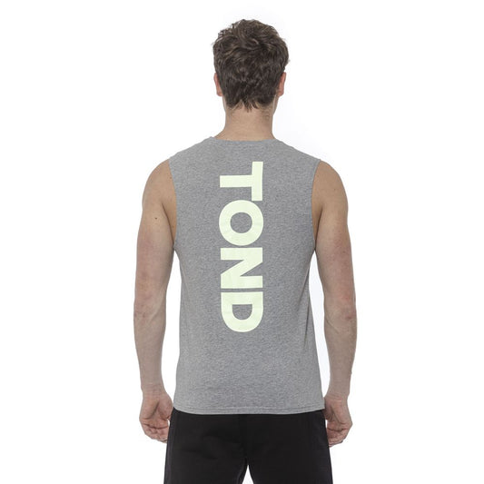 Gray Cotton Underwear Tank Top