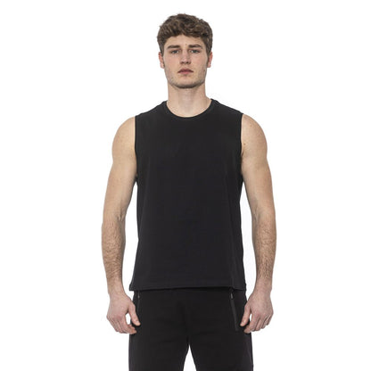 Black Cotton Underwear Tank Top