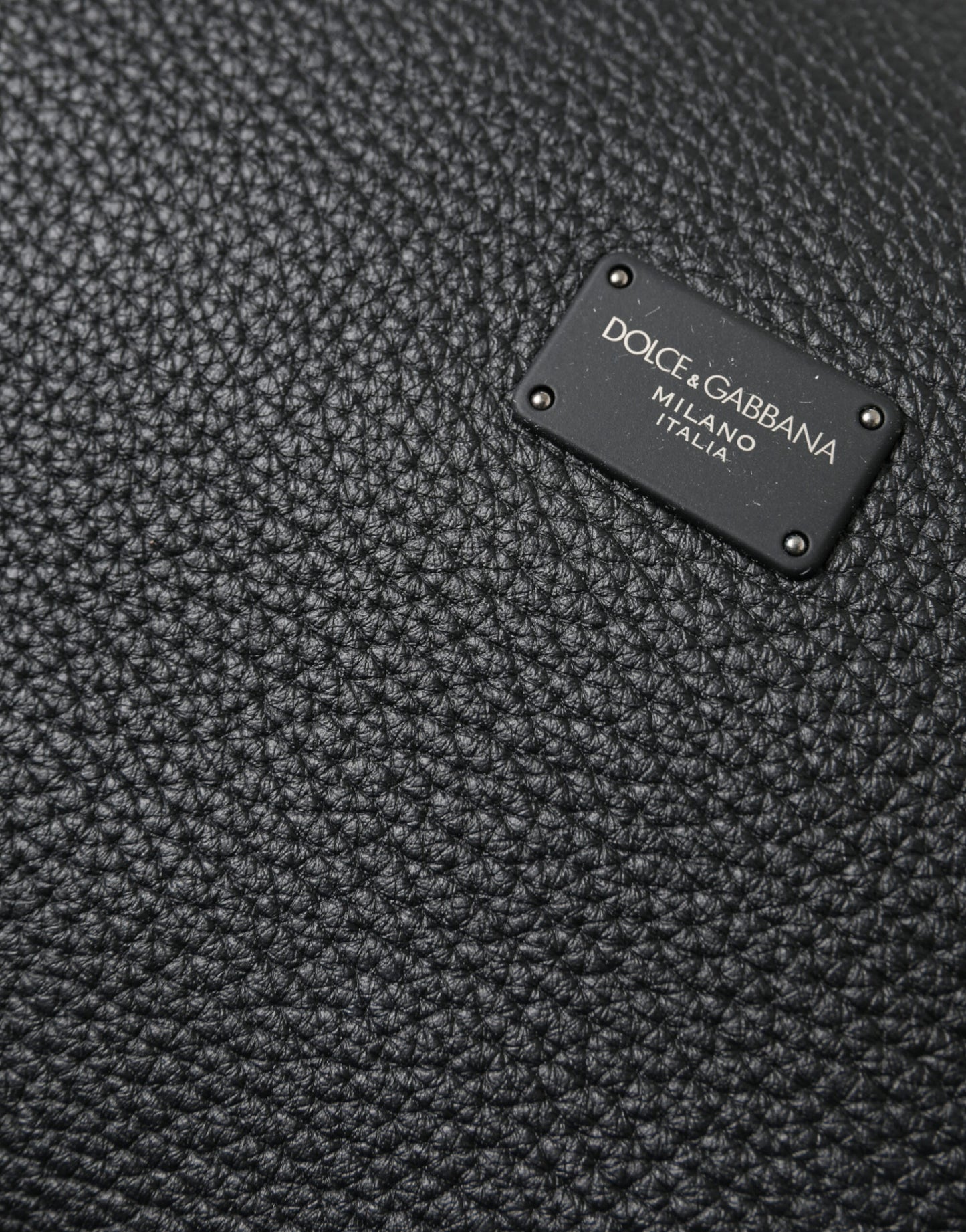 Black Leather Chain Strap Baguette Shoulder Bag
