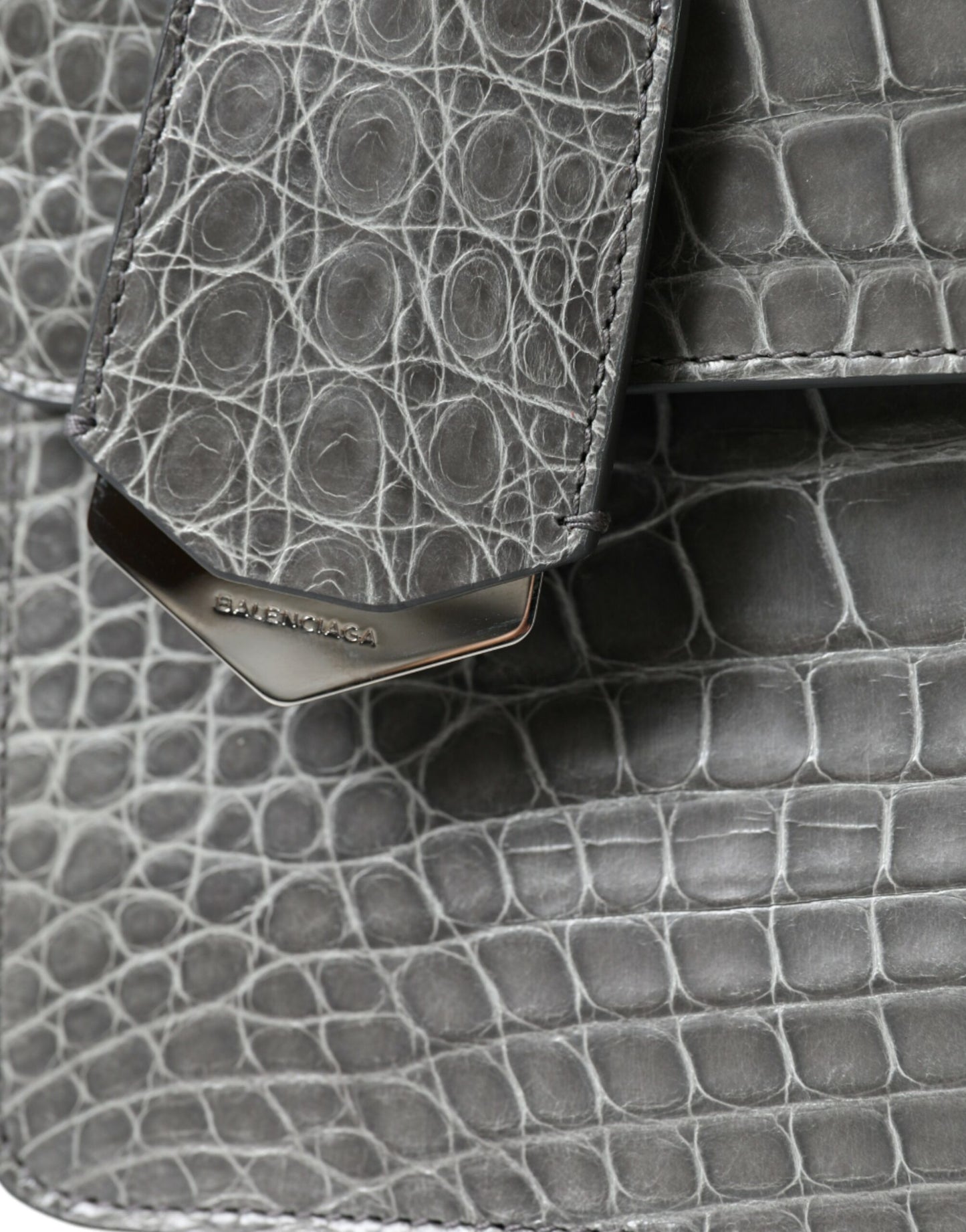 Alligator Leather Medium Shoulder Bag