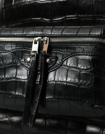 Exquisite Alligator Skin Luxury Backpack