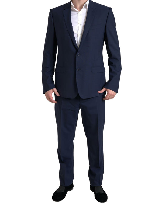 Dolce & Gabbana Blue 2 Piece Single Breasted MARTINI Suit