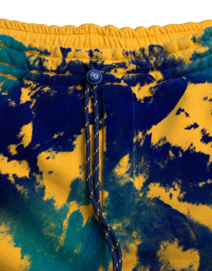 Multicolor Tie Dye Cotton Jogger Men Sweatpants Pants