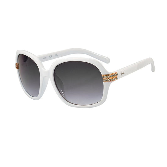 Guess GF04055921W White Women's Sunglasses with Gradient Polarized Lens