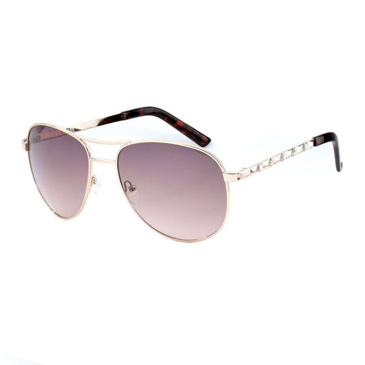 Guess GF04086132F Gold Women's Sunglasses with Gradient Polarized Lens