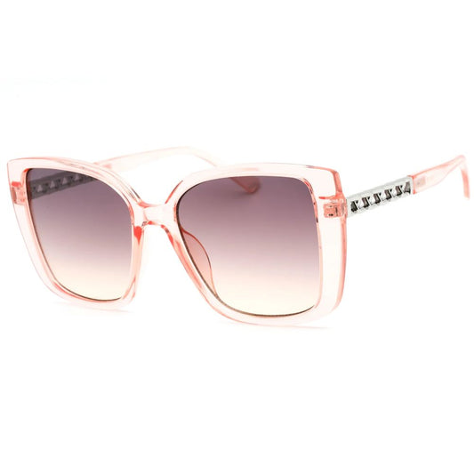 Guess GF042727T Transparent Women's Sunglasses with Gradient Polarized Lens