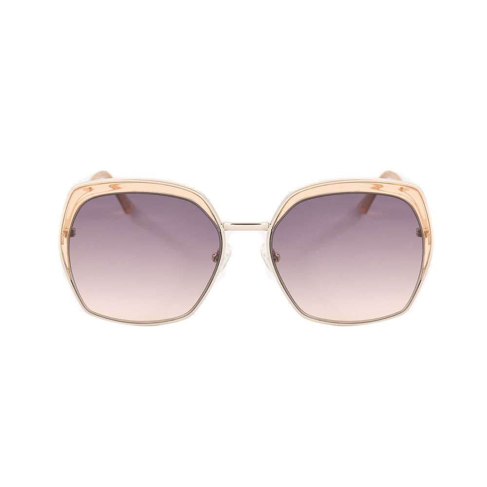 Guess GF04105933F Gold Women's Sunglasses with Gradient Polarized Lens