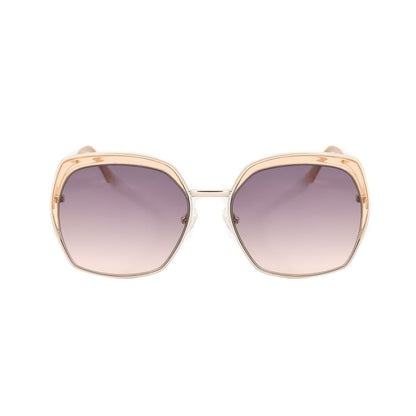 Guess GF04105933F Gold Women's Sunglasses with Gradient Polarized Lens