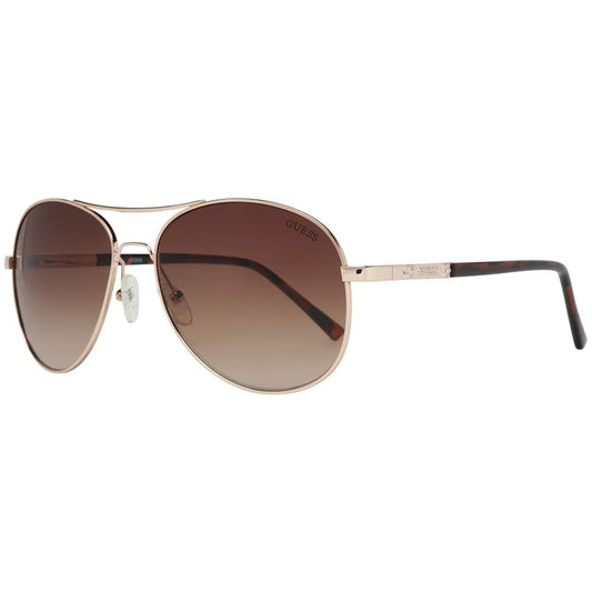 Guess GF029533F Gold Women's Sunglasses with Gradient Polarized Lens