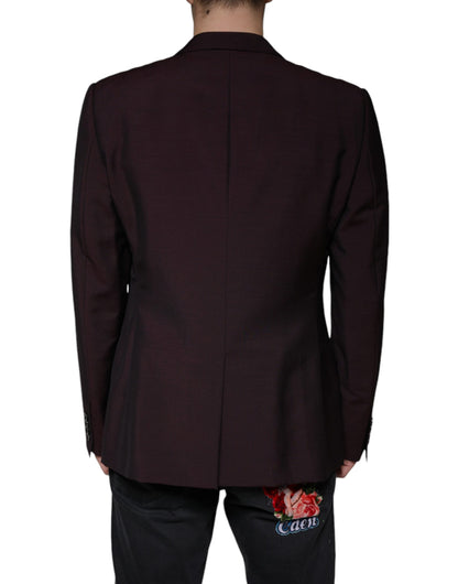 Dolce & Gabbana Men's Single Breasted Polyester & Wool Blazer -