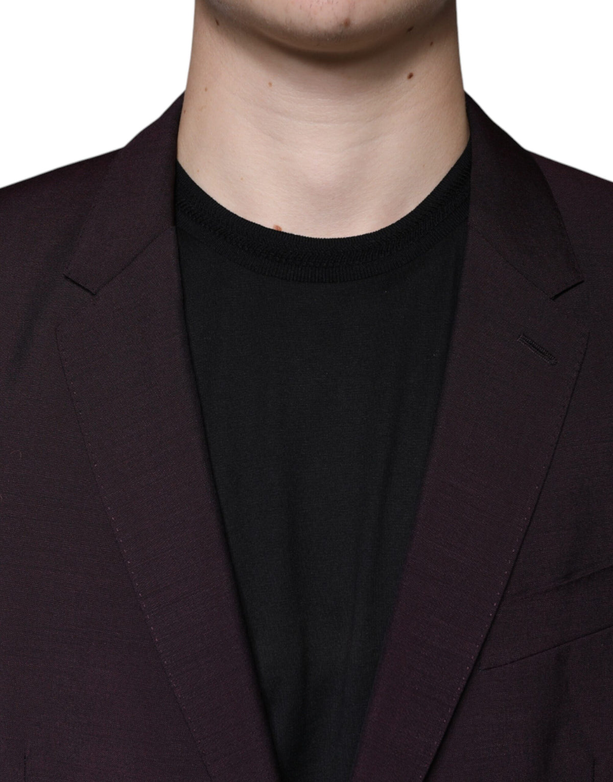 Dolce & Gabbana Men's Single Breasted Polyester & Wool Blazer -