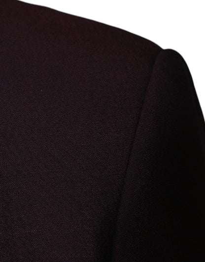 Dolce & Gabbana Men's Single Breasted Polyester & Wool Blazer -