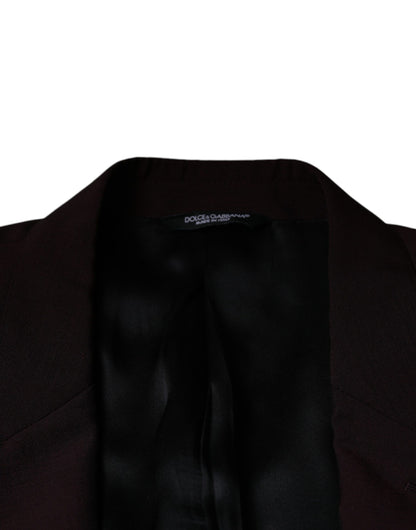 Dolce & Gabbana Men's Single Breasted Polyester & Wool Blazer -