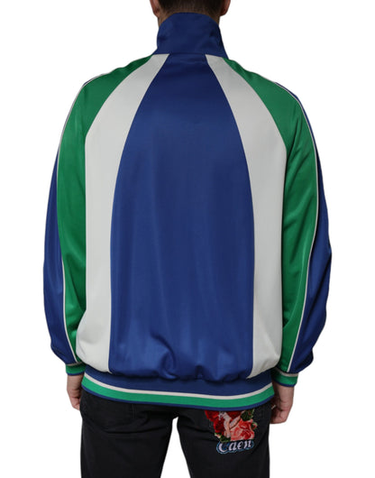 Dolce & Gabbana Men's Polyester & Nylon Bomber Jacket - Multicolor