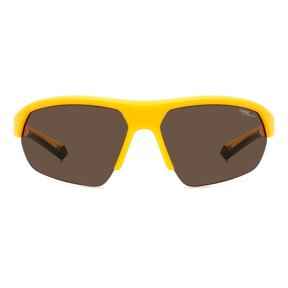 Polaroid PLD7048S2V7G647 Yellow Unisex Sunglasses with Polarized Lens