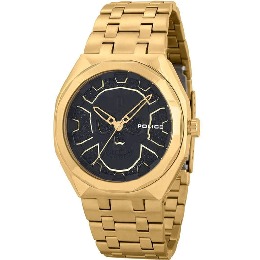 Police PEWJG2110703 Gold Stainless Steel Watch