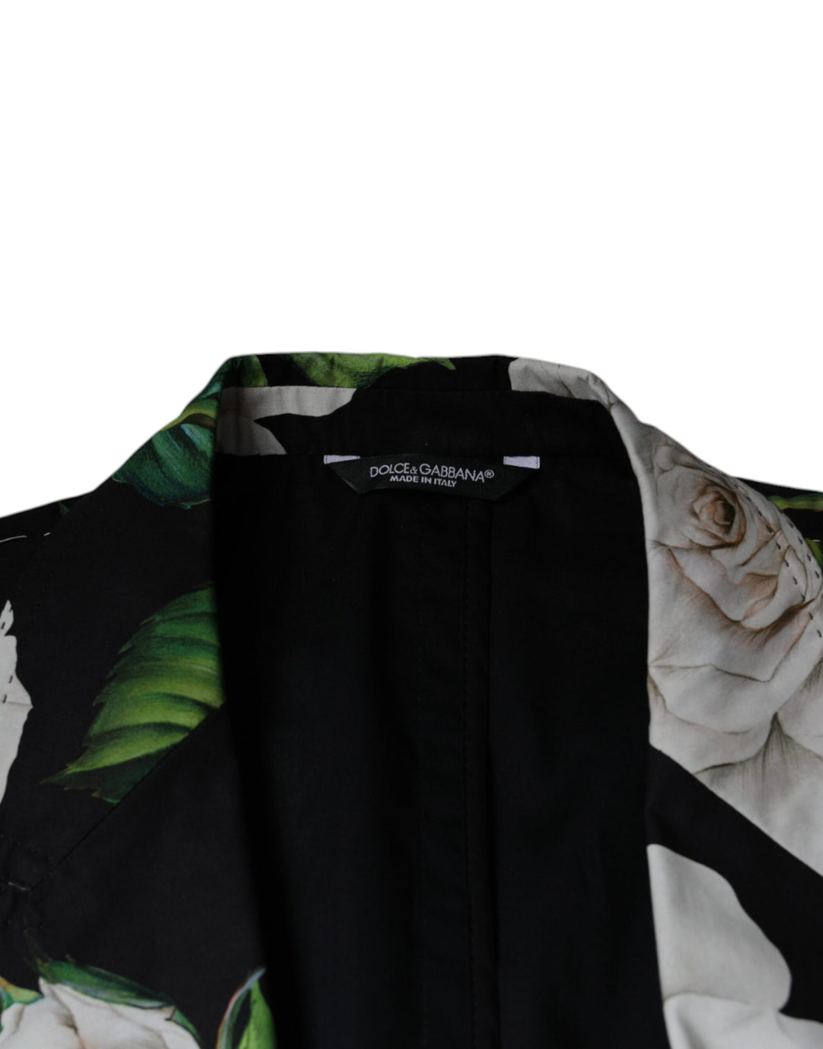 Dolce & Gabbana Men's Slim Cotton Pant Suit - Black Rose Floral
